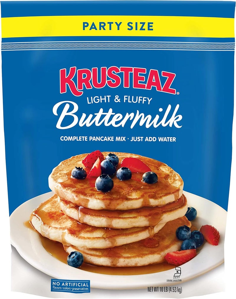 Krusteaz Buttermilk Pancake & Waffle Mix - 4.53kg - Image 1